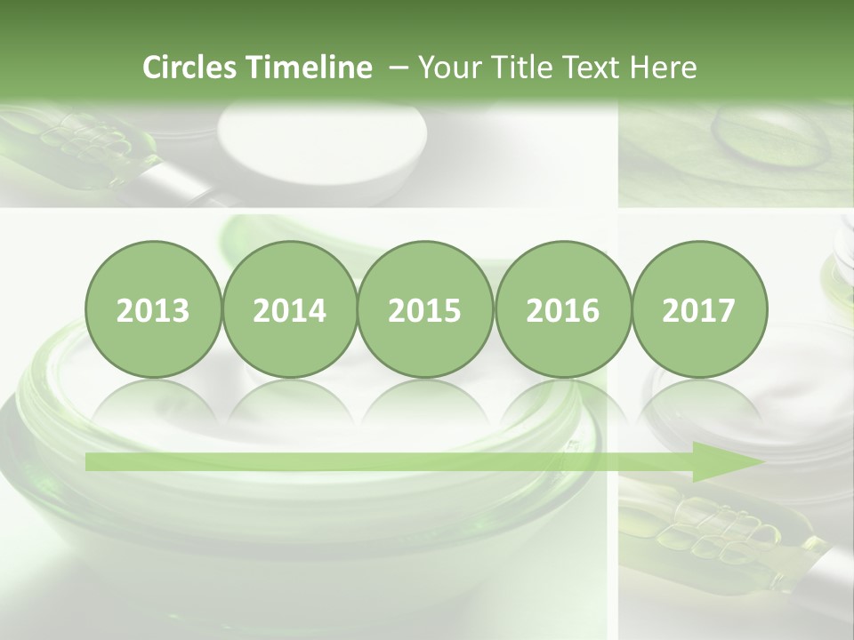 A Collage Of Photos With A Lot Of Cosmetic Products PowerPoint Template