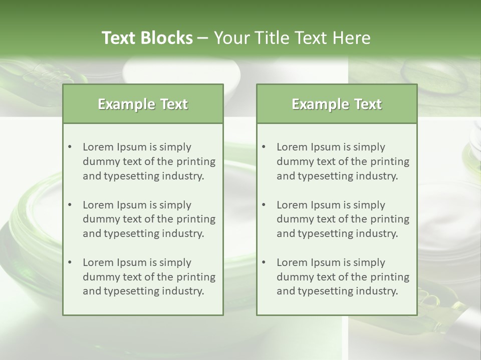 A Collage Of Photos With A Lot Of Cosmetic Products PowerPoint Template