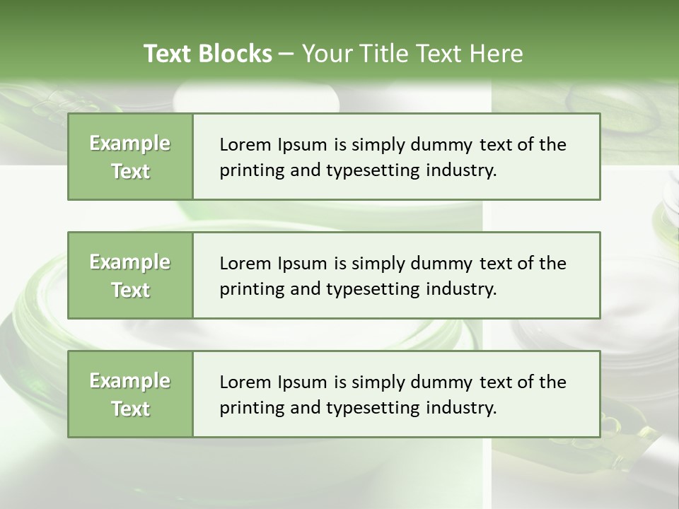 A Collage Of Photos With A Lot Of Cosmetic Products PowerPoint Template