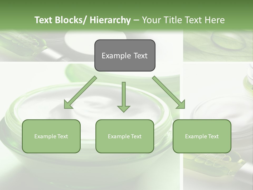 A Collage Of Photos With A Lot Of Cosmetic Products PowerPoint Template