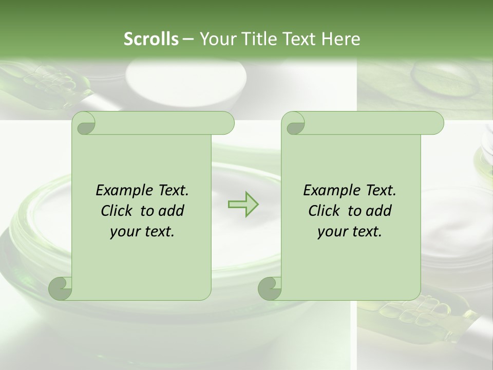 A Collage Of Photos With A Lot Of Cosmetic Products PowerPoint Template