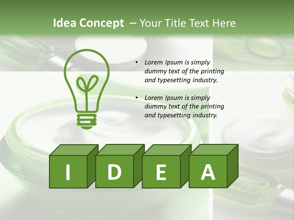 A Collage Of Photos With A Lot Of Cosmetic Products PowerPoint Template