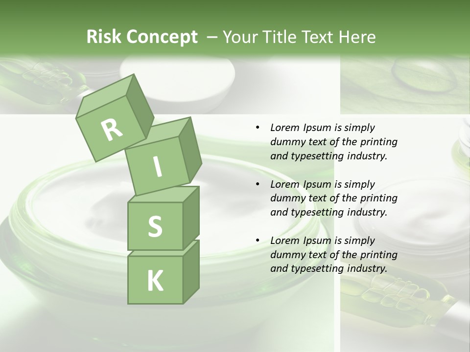 A Collage Of Photos With A Lot Of Cosmetic Products PowerPoint Template