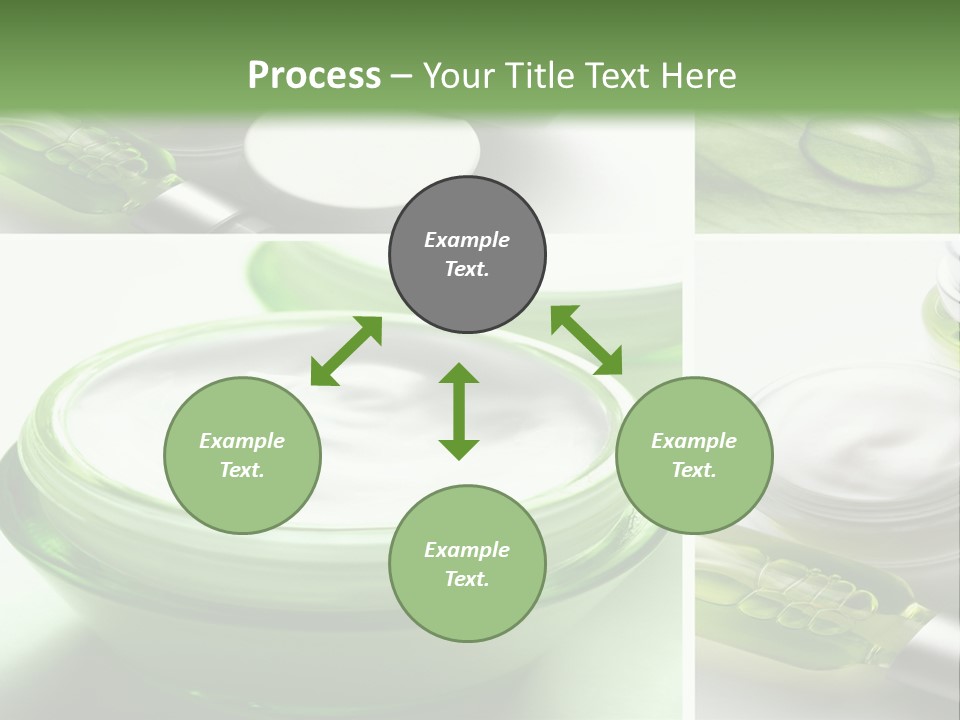 A Collage Of Photos With A Lot Of Cosmetic Products PowerPoint Template