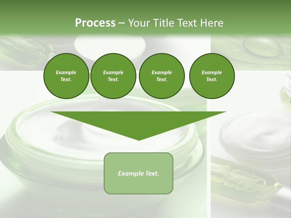 A Collage Of Photos With A Lot Of Cosmetic Products PowerPoint Template