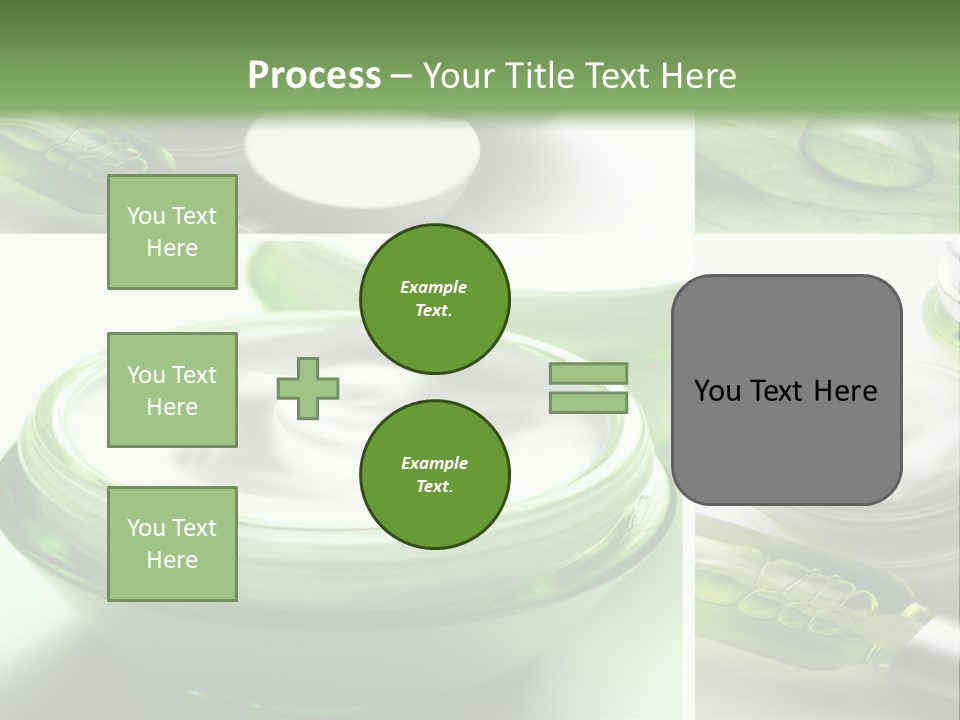 A Collage Of Photos With A Lot Of Cosmetic Products PowerPoint Template