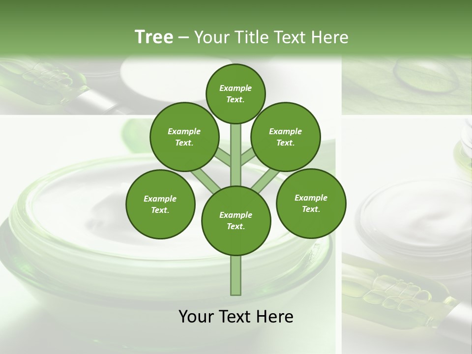 A Collage Of Photos With A Lot Of Cosmetic Products PowerPoint Template