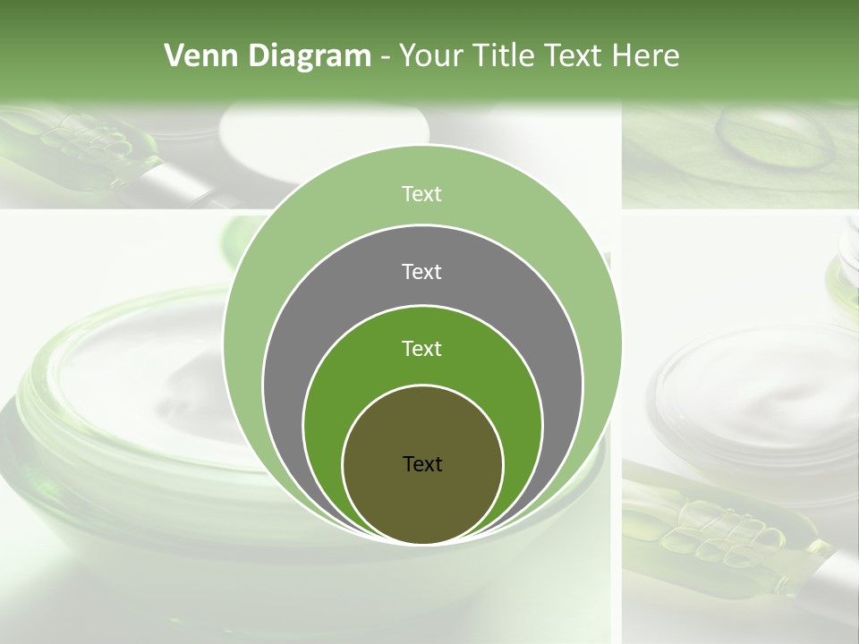 A Collage Of Photos With A Lot Of Cosmetic Products PowerPoint Template
