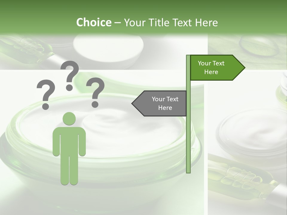 A Collage Of Photos With A Lot Of Cosmetic Products PowerPoint Template