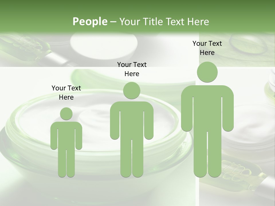 A Collage Of Photos With A Lot Of Cosmetic Products PowerPoint Template