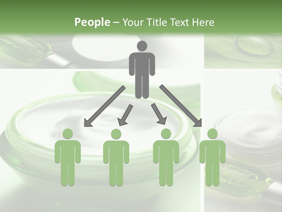 A Collage Of Photos With A Lot Of Cosmetic Products PowerPoint Template