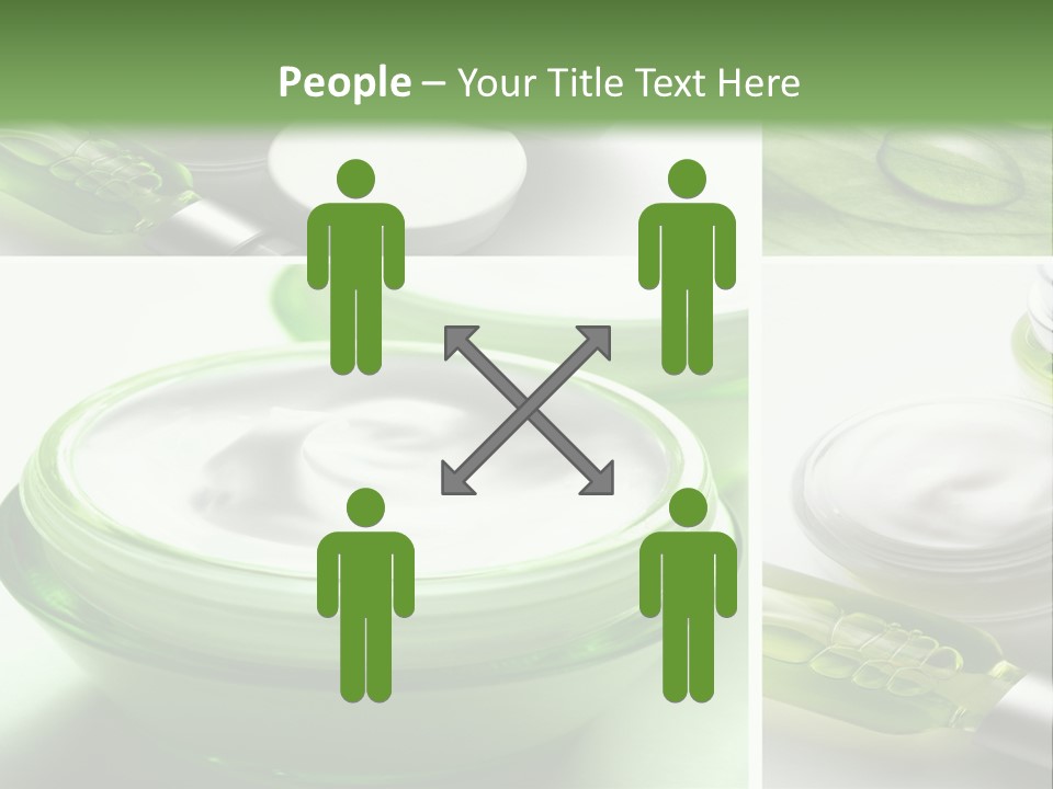 A Collage Of Photos With A Lot Of Cosmetic Products PowerPoint Template