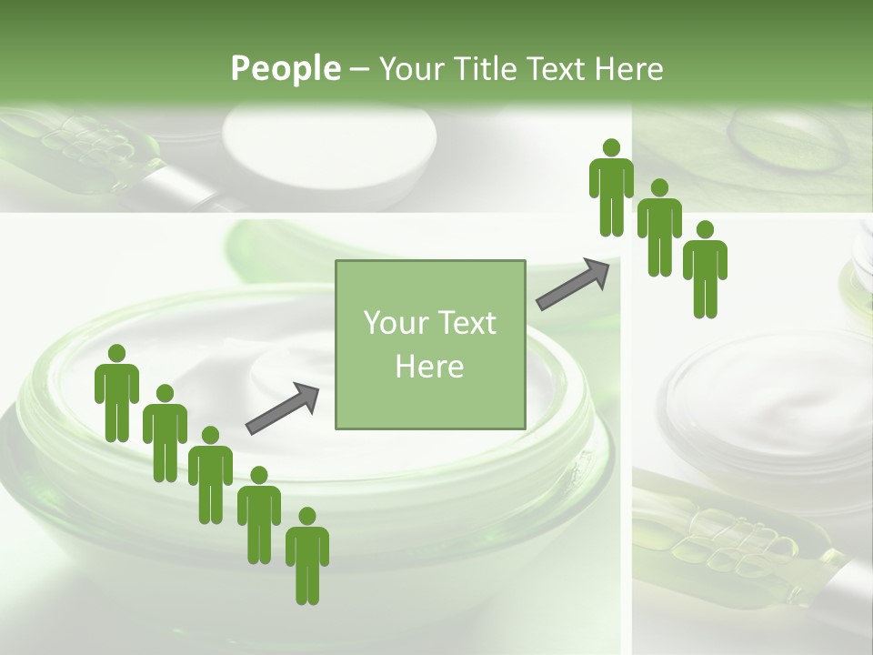 A Collage Of Photos With A Lot Of Cosmetic Products PowerPoint Template