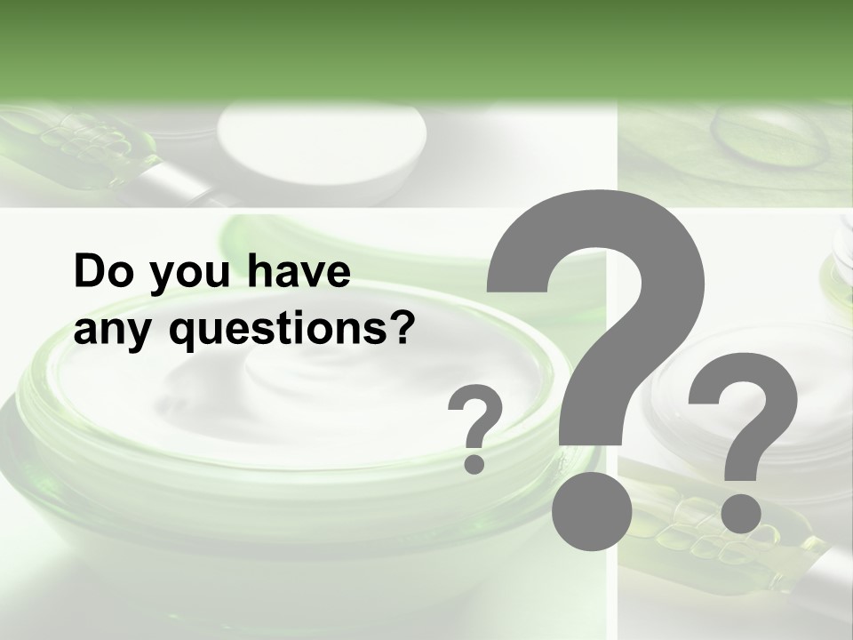 A Collage Of Photos With A Lot Of Cosmetic Products PowerPoint Template