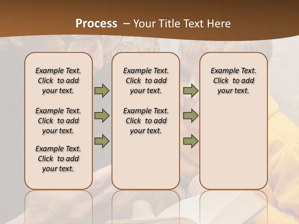 An Old Man Reading A Book To A Young Boy PowerPoint Template