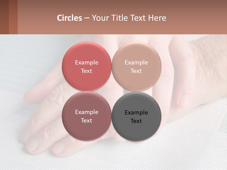 A Woman Holding A Man's Hand With A Ring On It PowerPoint Template