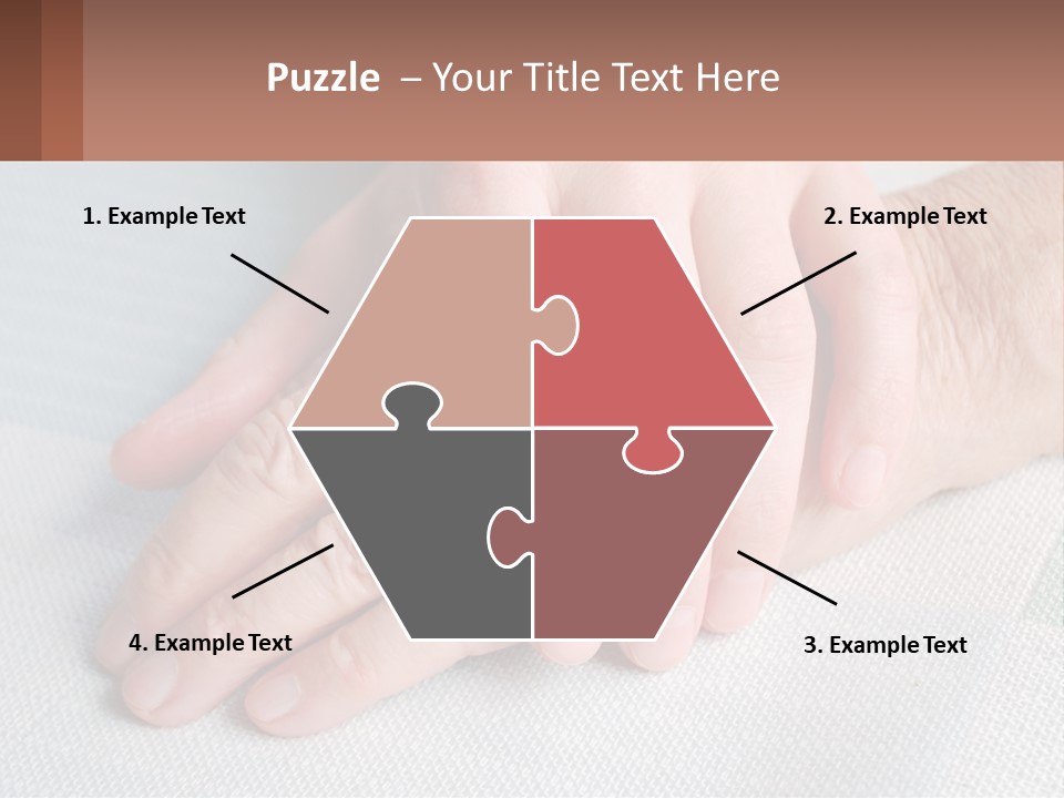 A Woman Holding A Man's Hand With A Ring On It PowerPoint Template