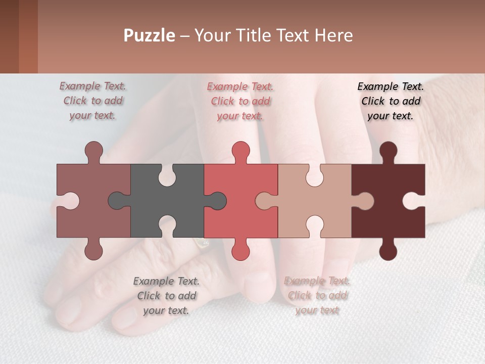 A Woman Holding A Man's Hand With A Ring On It PowerPoint Template