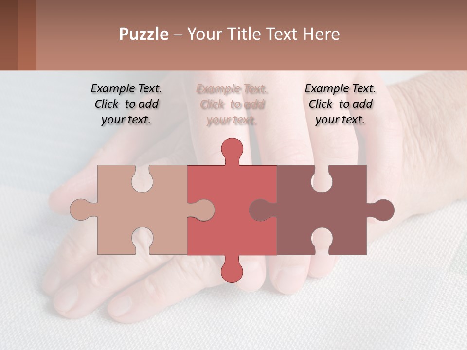 A Woman Holding A Man's Hand With A Ring On It PowerPoint Template