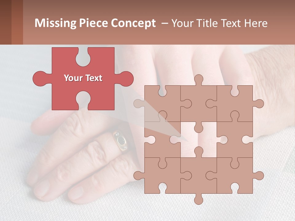 A Woman Holding A Man's Hand With A Ring On It PowerPoint Template