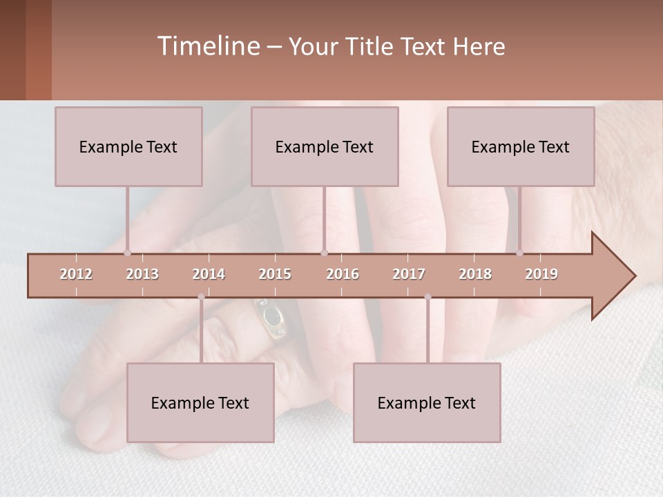 A Woman Holding A Man's Hand With A Ring On It PowerPoint Template