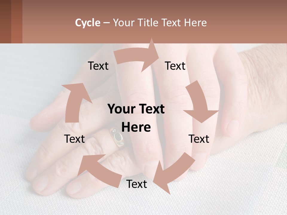 A Woman Holding A Man's Hand With A Ring On It PowerPoint Template