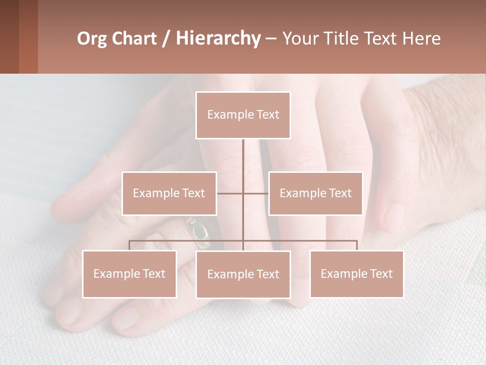 A Woman Holding A Man's Hand With A Ring On It PowerPoint Template