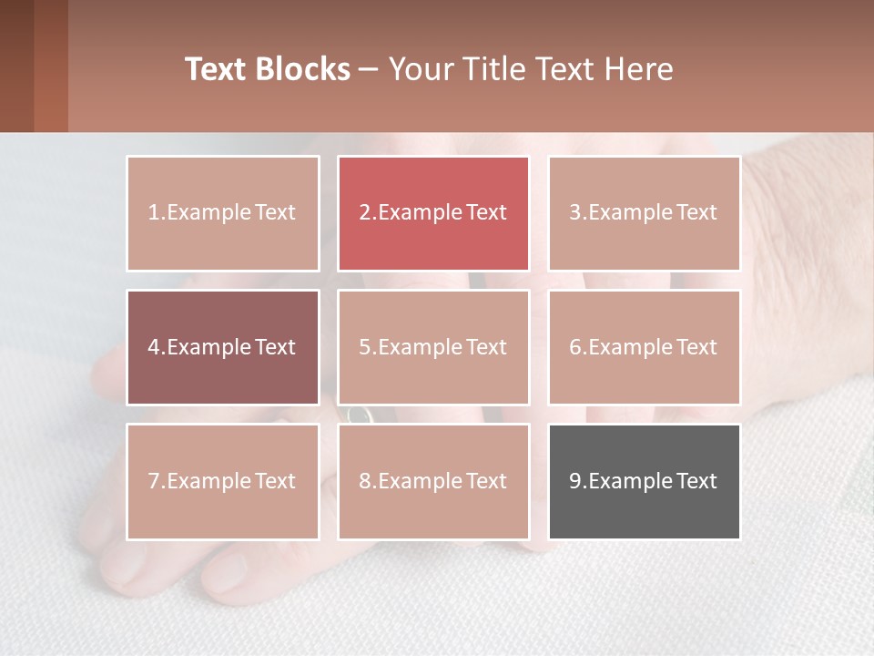 A Woman Holding A Man's Hand With A Ring On It PowerPoint Template