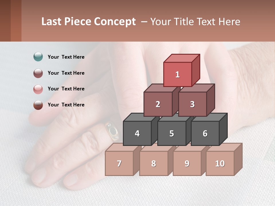 A Woman Holding A Man's Hand With A Ring On It PowerPoint Template