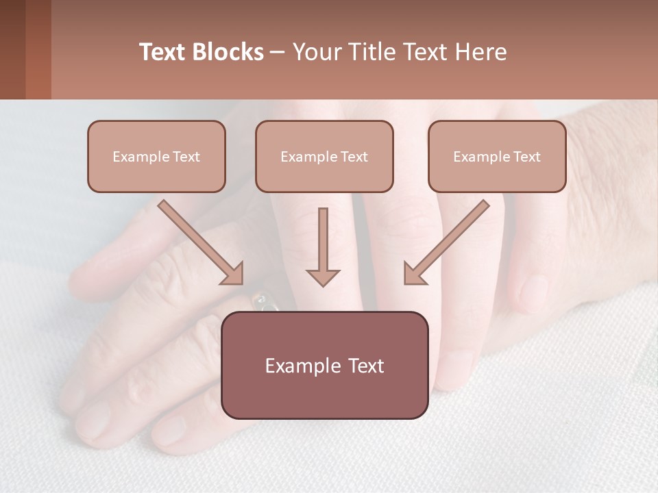 A Woman Holding A Man's Hand With A Ring On It PowerPoint Template
