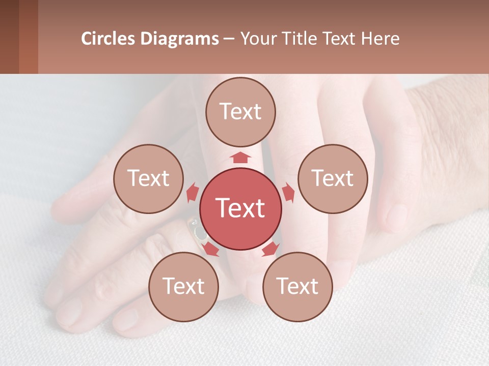 A Woman Holding A Man's Hand With A Ring On It PowerPoint Template