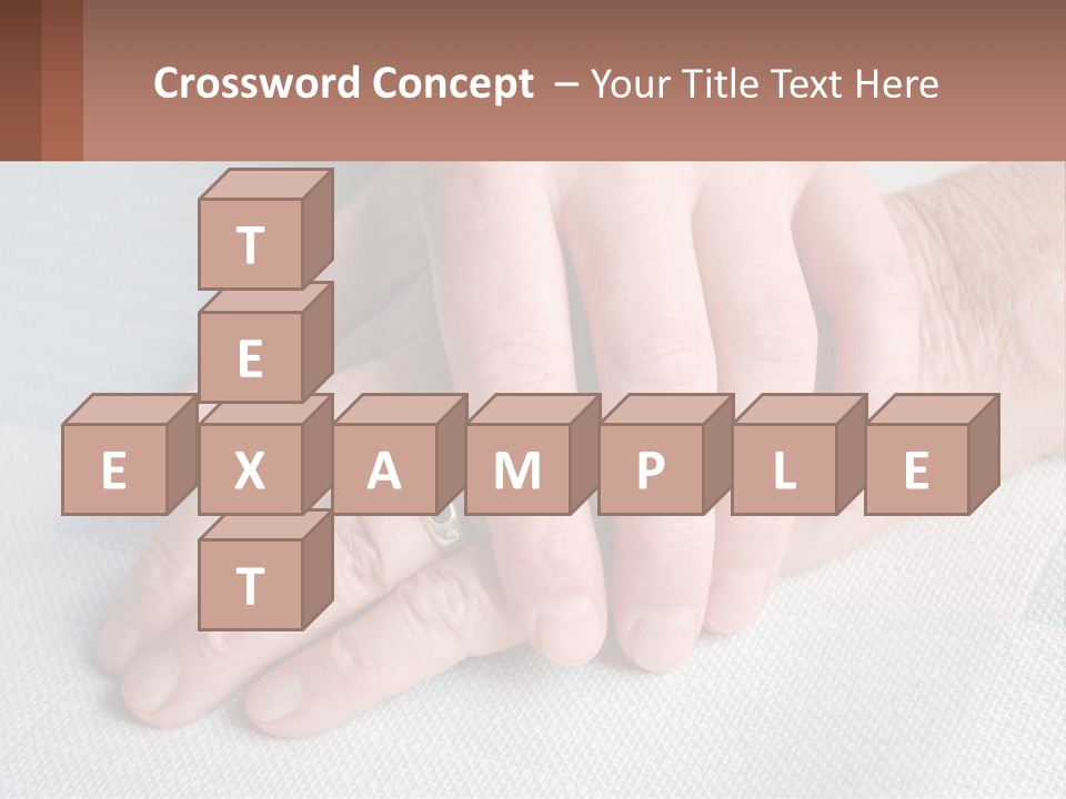 A Woman Holding A Man's Hand With A Ring On It PowerPoint Template