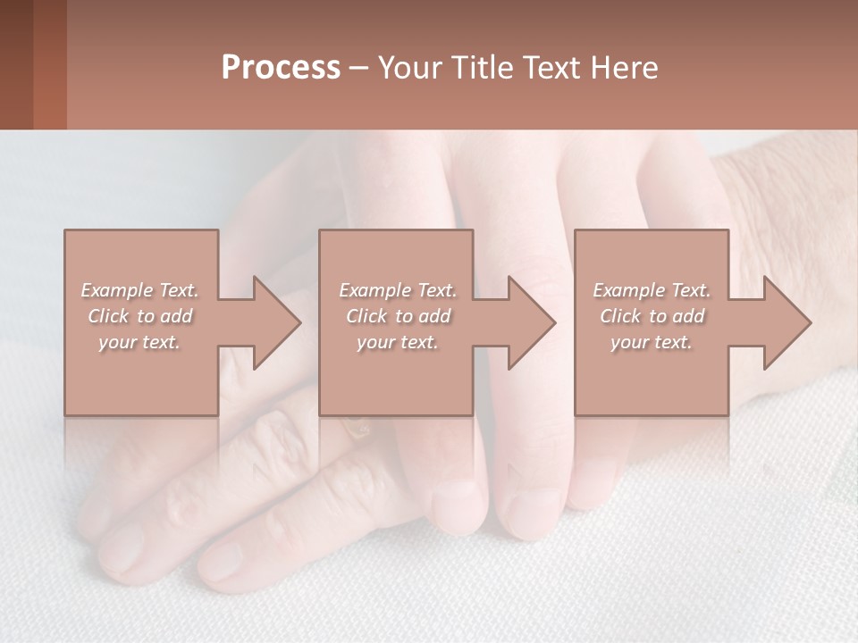 A Woman Holding A Man's Hand With A Ring On It PowerPoint Template