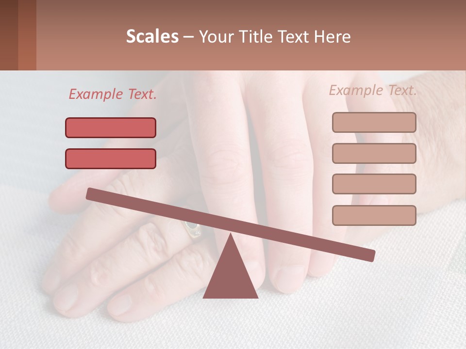 A Woman Holding A Man's Hand With A Ring On It PowerPoint Template