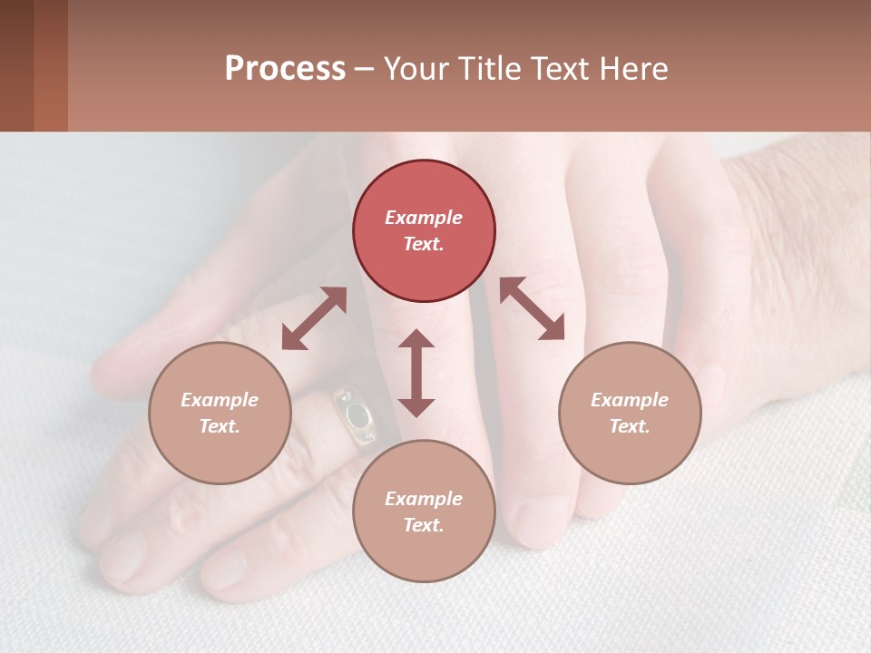 A Woman Holding A Man's Hand With A Ring On It PowerPoint Template