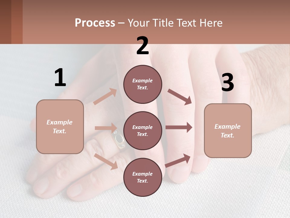 A Woman Holding A Man's Hand With A Ring On It PowerPoint Template