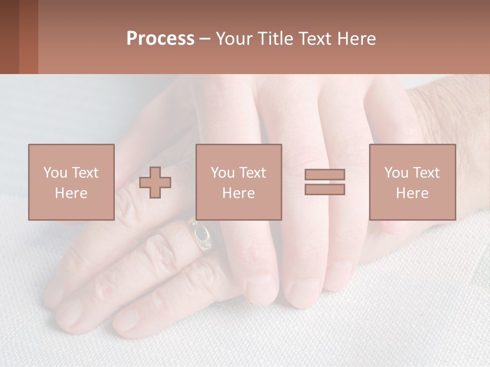 A Woman Holding A Man's Hand With A Ring On It PowerPoint Template