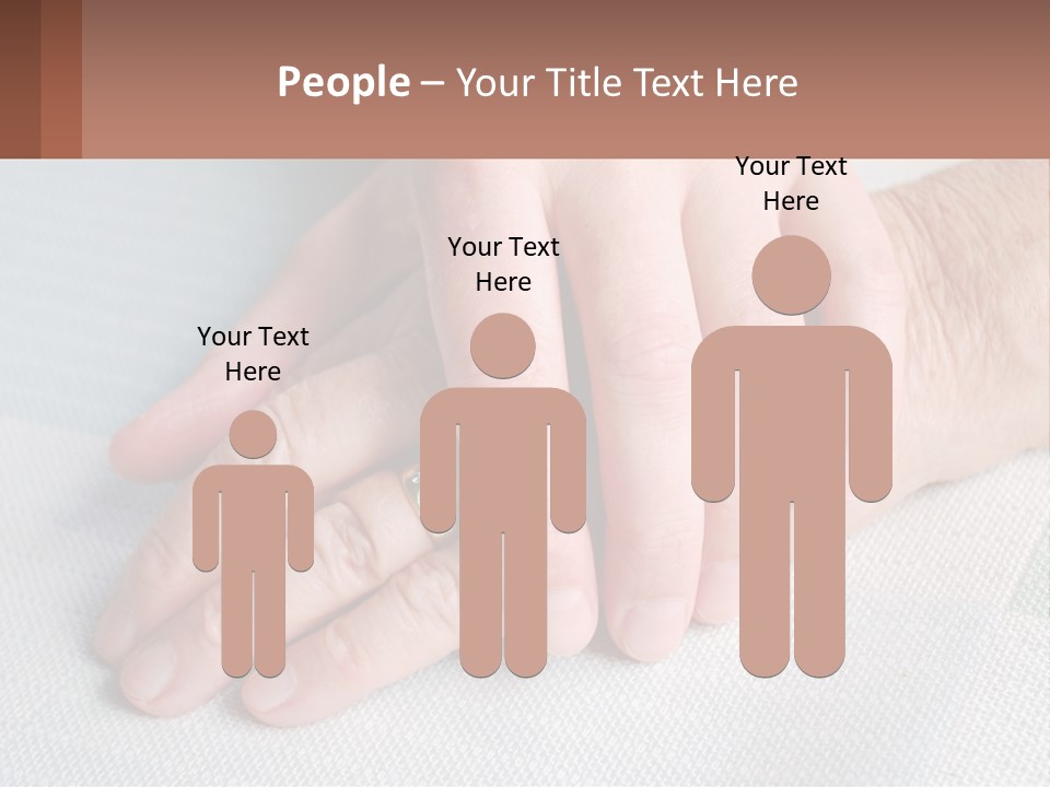 A Woman Holding A Man's Hand With A Ring On It PowerPoint Template