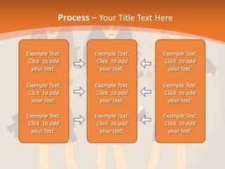 Three Women In Dresses Standing Next To Each Other PowerPoint Template