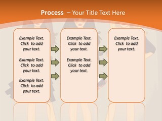Three Women In Dresses Standing Next To Each Other PowerPoint Template