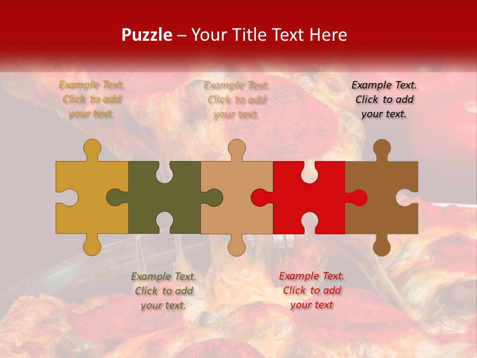 A Slice Of Pepperoni Pizza Being Lifted From A Pan PowerPoint Template