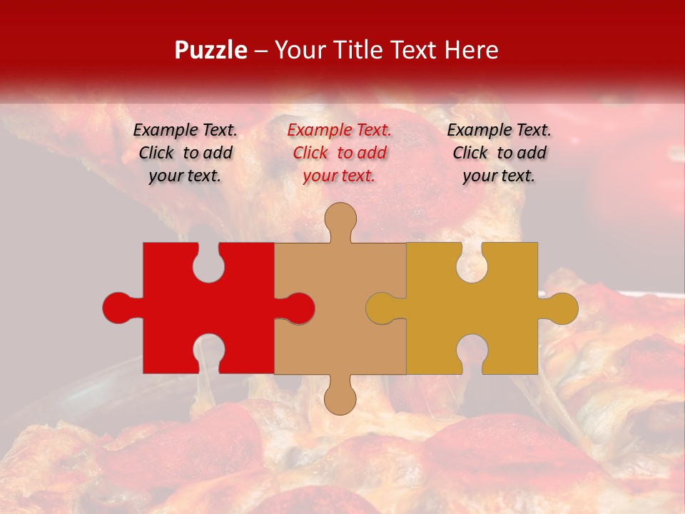 A Slice Of Pepperoni Pizza Being Lifted From A Pan PowerPoint Template