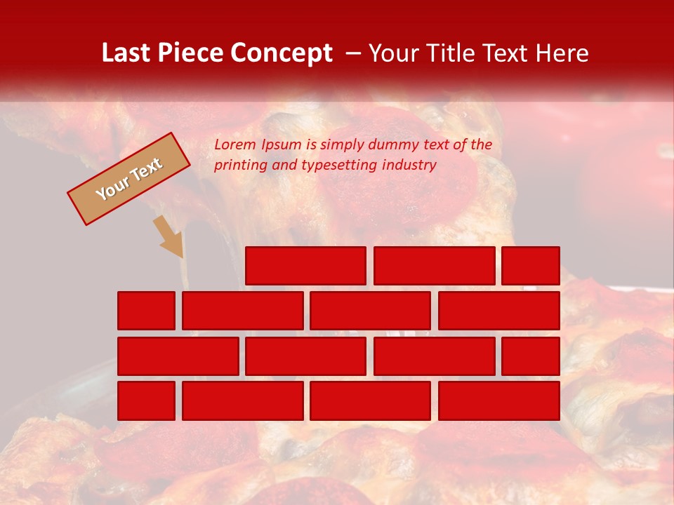A Slice Of Pepperoni Pizza Being Lifted From A Pan PowerPoint Template