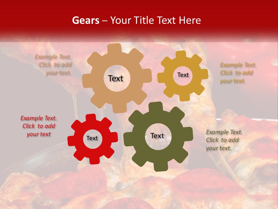 A Slice Of Pepperoni Pizza Being Lifted From A Pan PowerPoint Template