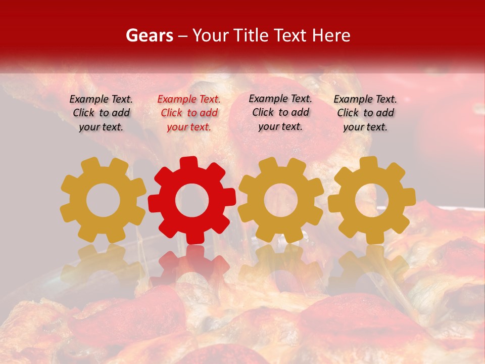 A Slice Of Pepperoni Pizza Being Lifted From A Pan PowerPoint Template