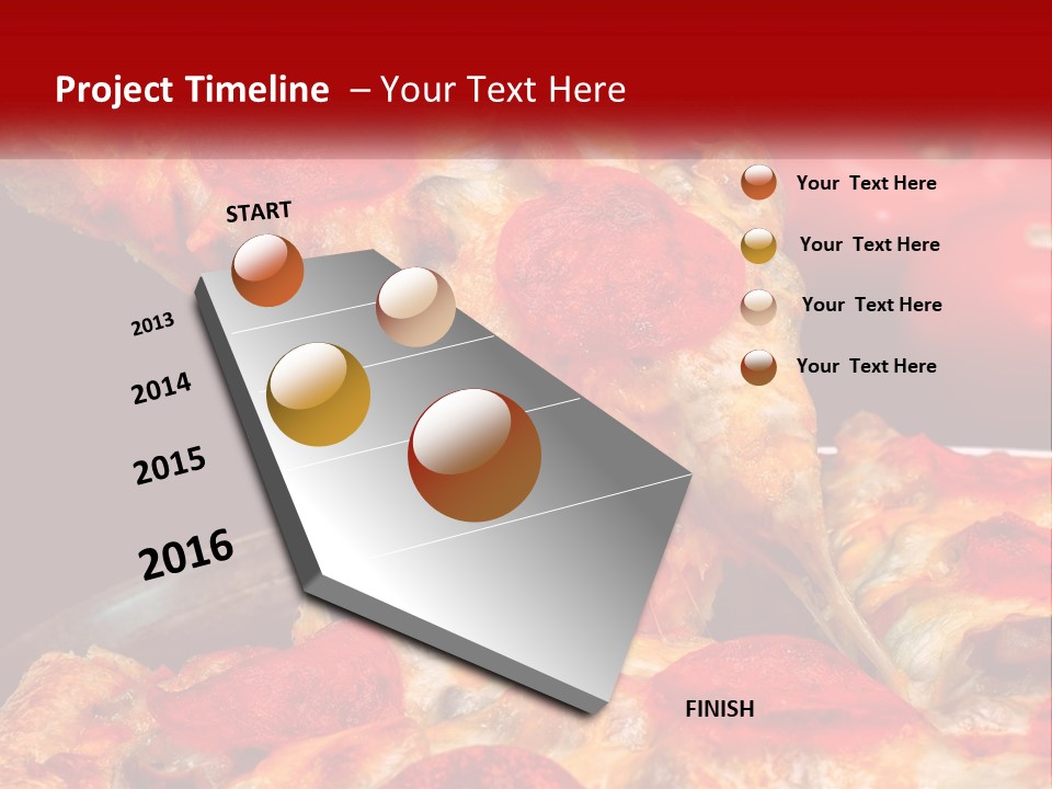 A Slice Of Pepperoni Pizza Being Lifted From A Pan PowerPoint Template