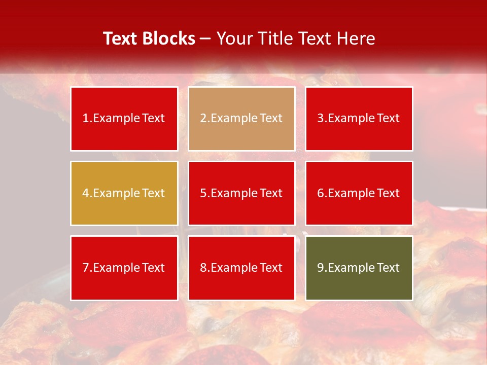 A Slice Of Pepperoni Pizza Being Lifted From A Pan PowerPoint Template