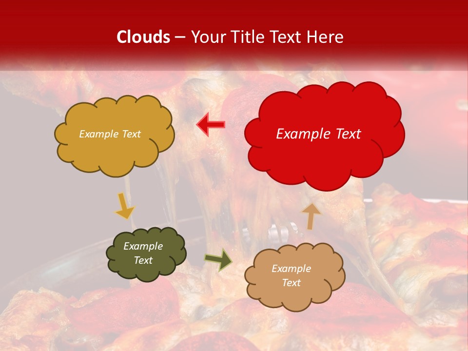 A Slice Of Pepperoni Pizza Being Lifted From A Pan PowerPoint Template