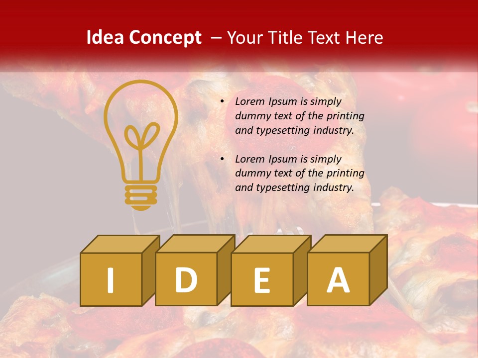 A Slice Of Pepperoni Pizza Being Lifted From A Pan PowerPoint Template