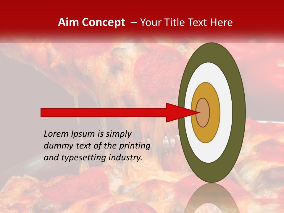 A Slice Of Pepperoni Pizza Being Lifted From A Pan PowerPoint Template